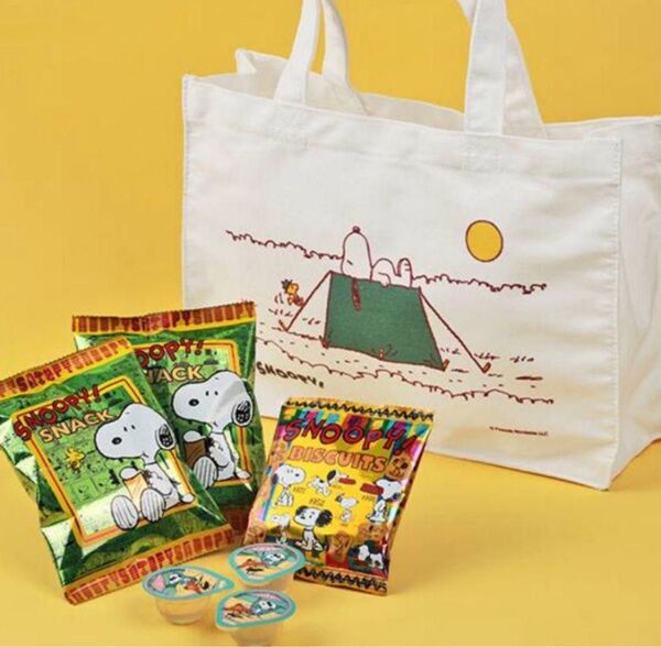 【新品】 カルディ トートバッグ スヌーピー お菓子付き
