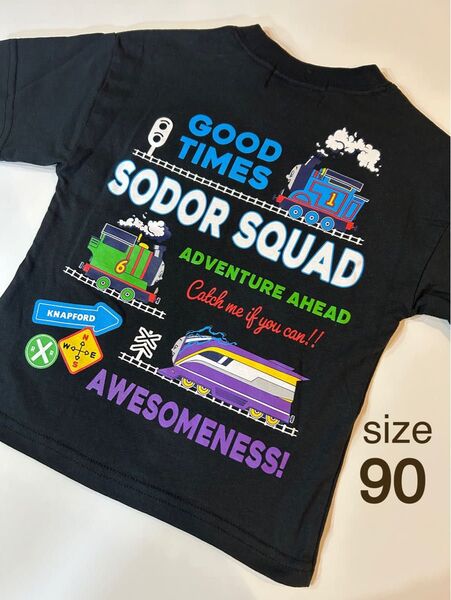 新品★ きかんしゃトーマス トップス 半袖Tシャツ バックプリント キッズ 90cm