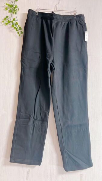 スウェットパンツ 裏起毛 メンズ 黒 Lサイズ 部屋着 パンツ ブラック
