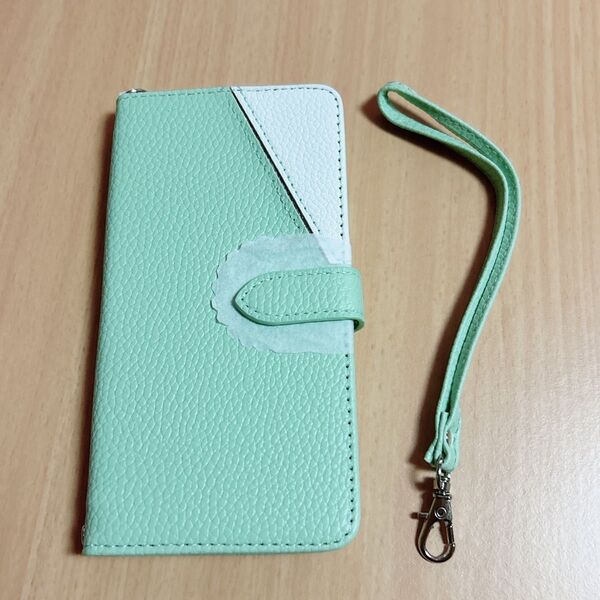 ★値下げしました★Xperia Ace II SO-41B ケース B5-グリーン スマホケース 手帳型