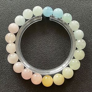 ミックスベリルブレスレット④