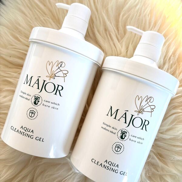 MAJOR マジョール アクアクレンジングジェル 1000g スキンケア 洗顔 大容量 業務用サイズ 2個セット