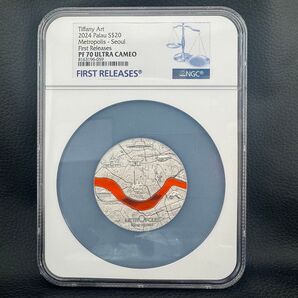 プレミアム銀貨 ティファニーアート ソウル NGC PF70 UC FR UHR 最高鑑定 3オンス 3oz 純銀