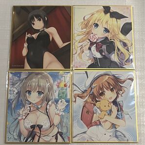 電撃萌王スペシャル作家オンライン 色紙 珈琲貴族 あめとゆき ちこたむ