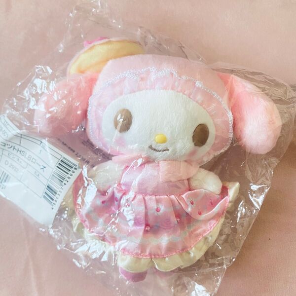 マイメロディ マイメロ バースデー バースデードール マスコットホルダー ぬいぐるみ ローズ SWEET LOOK BOOK 新品