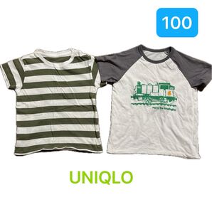 #34 UNIQLO Tシャツ サイズ100 トーマス
