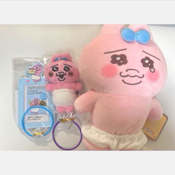 おぱんちゅうさぎ ぬいぐるみ キーホルダー マスコット トレカケース ストラップ