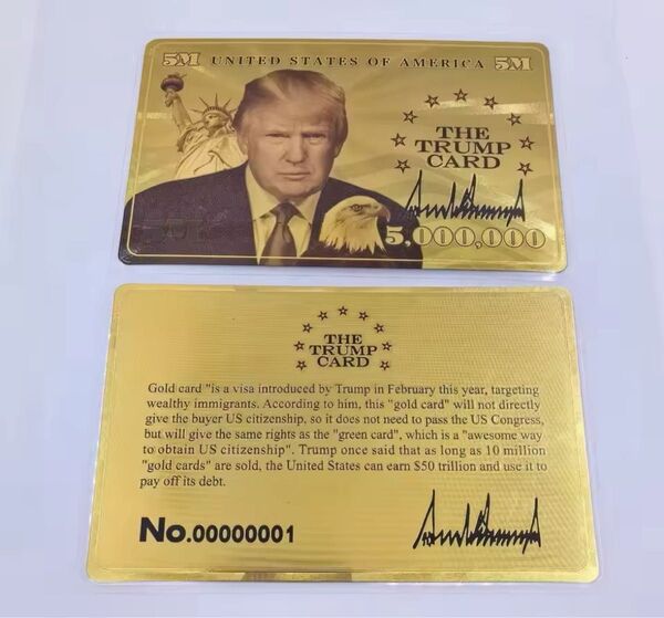 新品 新着 アメリカ トランプ大統領 記念カード 雑貨