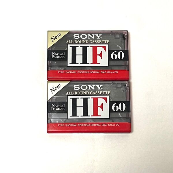 SONY カセットテープ ソニー HF ノーマル ノーマルポジション 60分 2個セット 新品