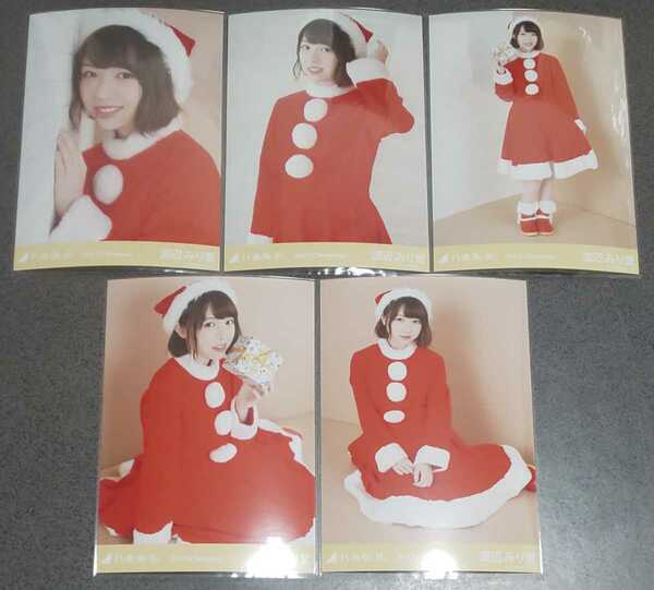 乃木坂46　渡辺みり愛　2017.Christmas　Web限定 生写真　クリスマス　サンタ