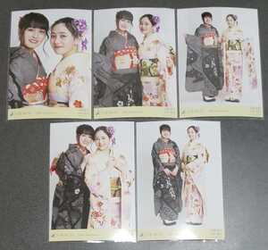 乃木坂46 大園桃子 向井葉月 20th Anniversary Web限定 個別 生写真 成人式 5種コンプ