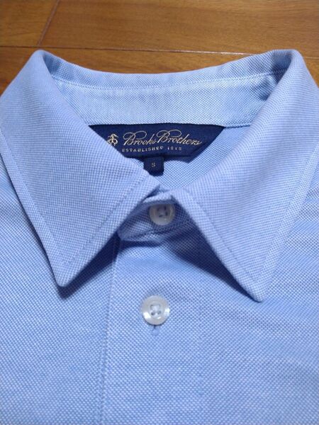 ブルックスブラザーズ Brooks Brothers 半袖プルオーバーシャツ ライトブルー S