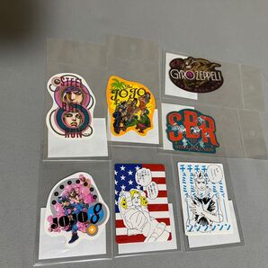 【新品未使用】ジョジョキャラバン原画ステッカーシールSBRスティールボールラン 荒木飛呂彦先生 ジョジョリオン