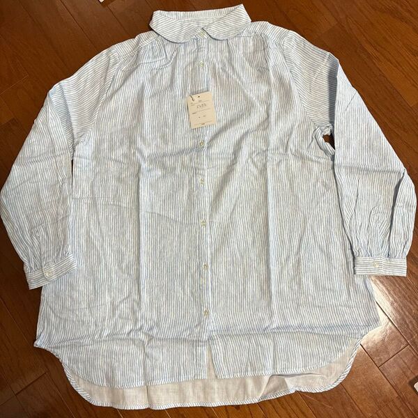 新品レディースガーゼ長袖シャツ