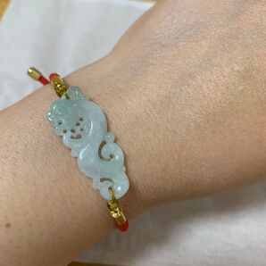 翡翠 ブレスレット 龍