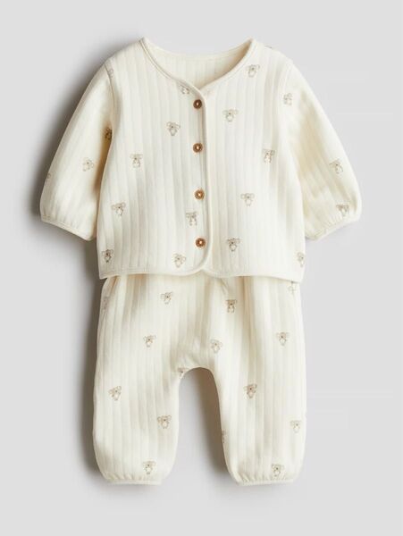 H&M キルティングジャージー セットアップ 55