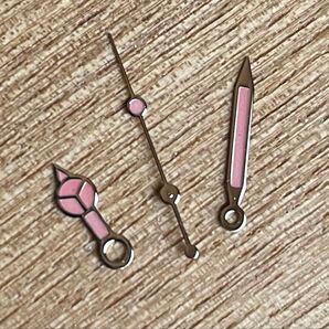SEIKO NH35 NH36 等用 針 セット ベンツ ピンク