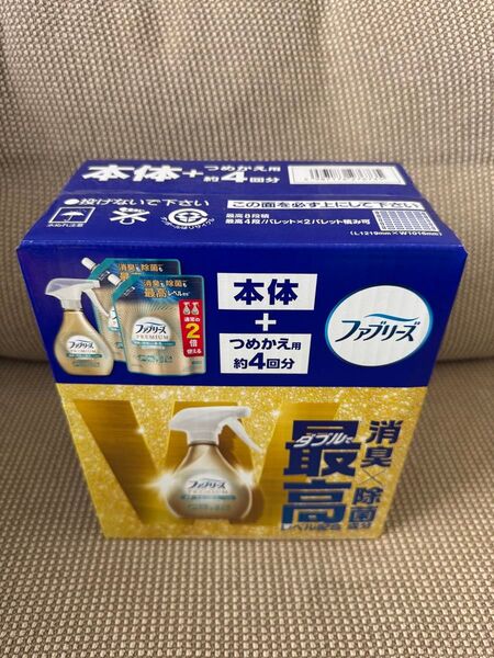 ファブリーズ プレミアム 清潔なランドリーの香り 本体+つめかえ用約4回分