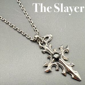 【美品】The Slayer スレイヤー ブラックスター クロスネックレス
