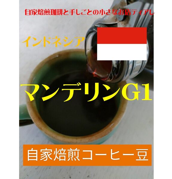 【お試し100g】インドネシア マンデリンG1 自家焙煎珈琲 コーヒー豆