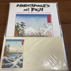 Hiroshige's Mt. Fuji レターセット 歌川広重
