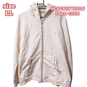 【美品】 BEVERLY HILLS POLO CLUB フードパーカー LL