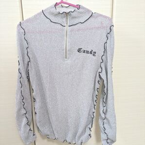Candystripper★シルバーラメニット
