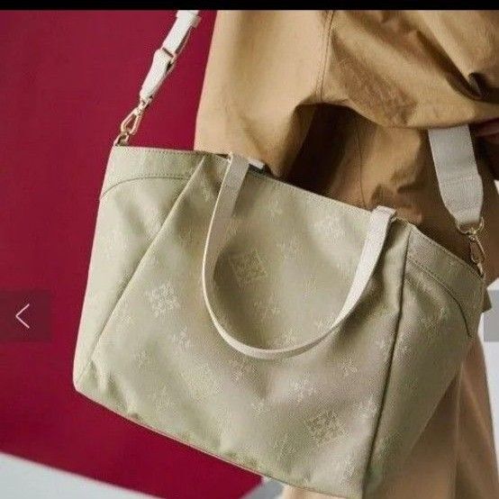 最終お値下げ 新品 ラシット2wayバッグ 定価30,800円 ベージュ 半額以下