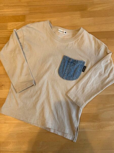 【branshes】長袖 Tシャツ カットソー ロンT 子供服 110cm