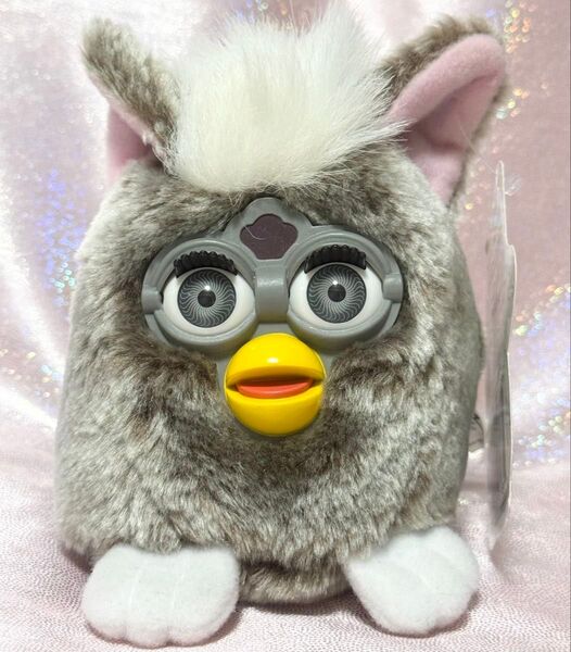 ファービー バディーズ Furby Buddies ぬいぐるみ 海外製 17 Big Happy フクロウ チャコール×グレー目