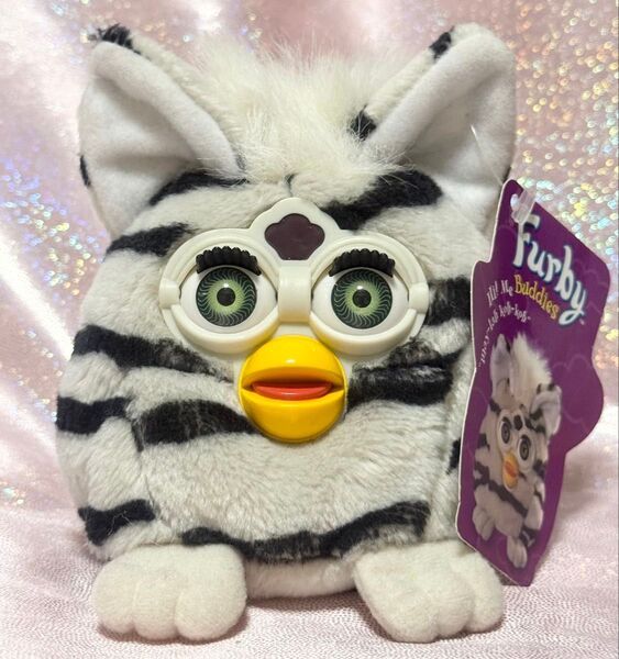 ファービー バディーズ Furby Buddies ぬいぐるみ 海外製 11 Hug More ゼブラ 緑目