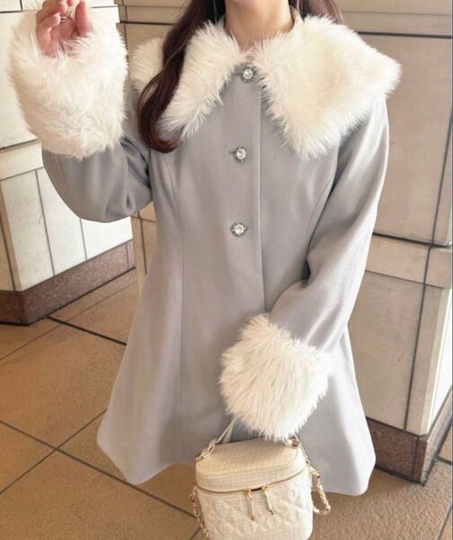 apres jour フェイクファーカラーコート【ZOZOTOWN 限定アイテム】