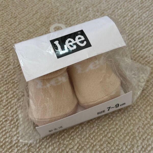 新品未使用 Lee新生児靴下