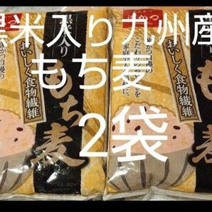黒米入り もち麦 九州産 大麦 雑穀ごはん 雑穀米 2袋 とんかつ 浜勝 濱かつ 穀物 健康食 国産 麦 黒米