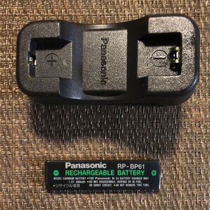 Panasonic 純正ガム電池充電器、充電池(充電できる、中古) セット