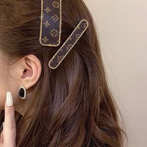 カメリアフラワー ヘアピン ヘアクリップ バナナクリップ バンスクリップ 髪留め