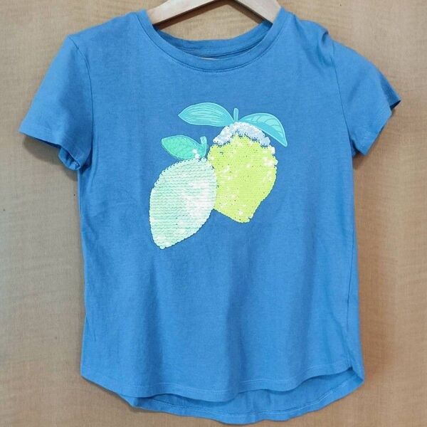 GAPキッズ スパンコールレモンTシャツ(130cm)