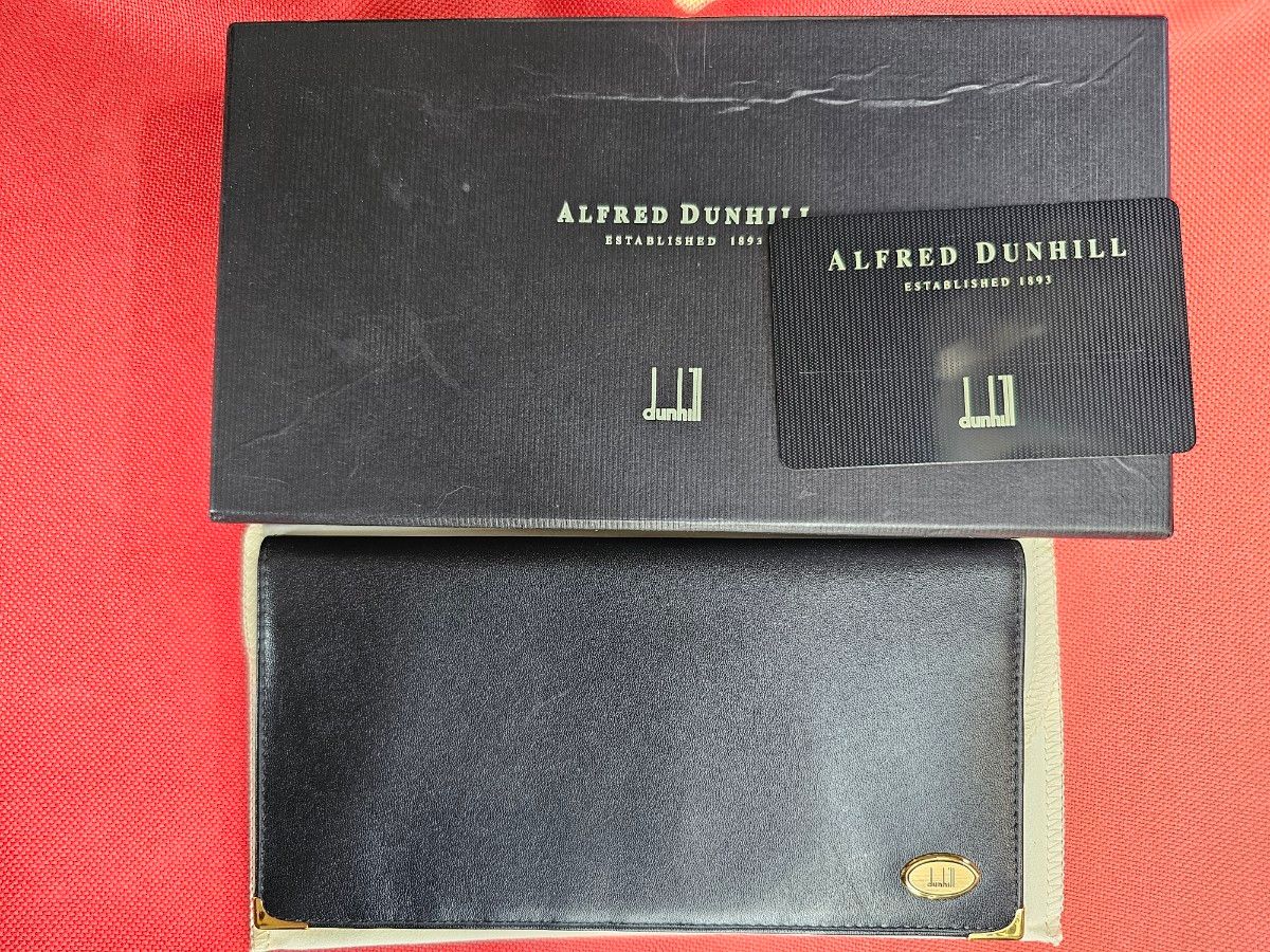 箱あり】ダンヒル dunhill 長財布 レザー ネイビー 財布|Yahoo 箱あり】ダンヒル dunhill 長財布 レザー ネイビー 財布|Yahoo