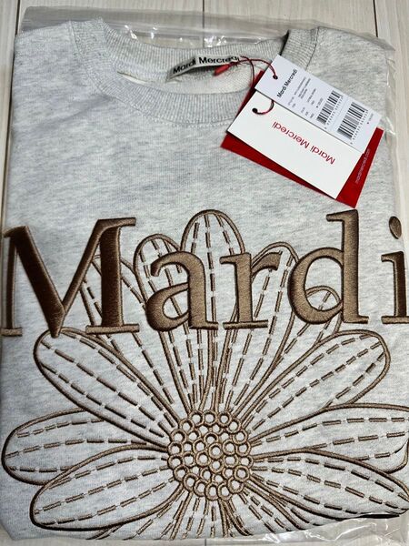 新品【タグ付き】マルディメクルディ Mardi Mercredi 刺繍スウェット