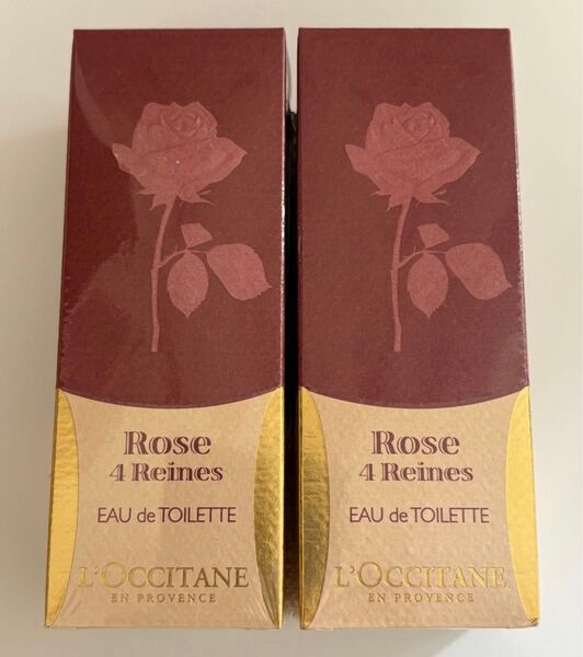 未開封 未使用 2個セット ロクシタン ローズ4レーヌ オードトワレ Rose 4 Reines EAU de TOILETTE