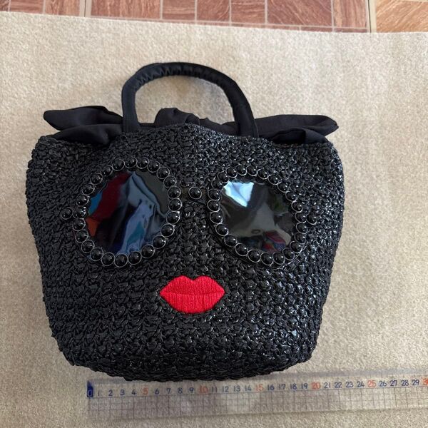 a-Jolie アジョリー かごバック ajolie PEARL BASKET BAG BOOK 黒