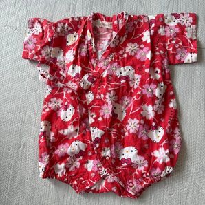 キティちゃん ベビー甚兵衛 80cm