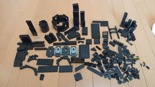 LEGO ブラックパーツ 城部品あり