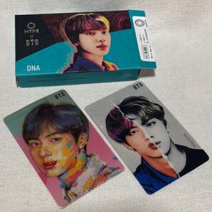 BTS ジン レンチキュラー 透明トレカ 空箱 カラコン