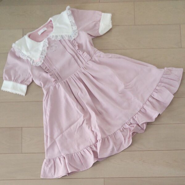 Sanrio Little Twin StarsとDEARMYLOVE のコラボ 半袖ワンピース M