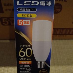 LED電球 東芝 電球色E17