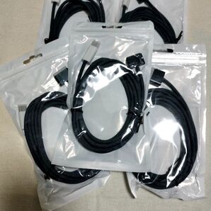 まとめ買いお得!MacBook 充電ケーブル×5 ミッドナイト