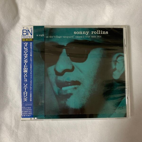 ヴィレッジヴァンガードの夜 (3) ソニーロリンズ 帯付 国内盤 CD
