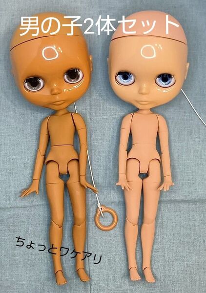 アイシードール 男の子 2体セット 黒肌&タン肌