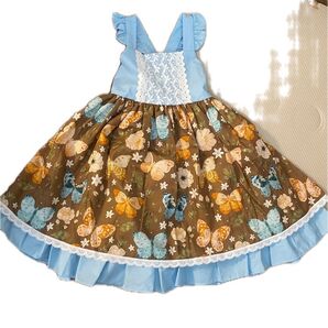 Ricrac&Ruffles 蝶々ドレス